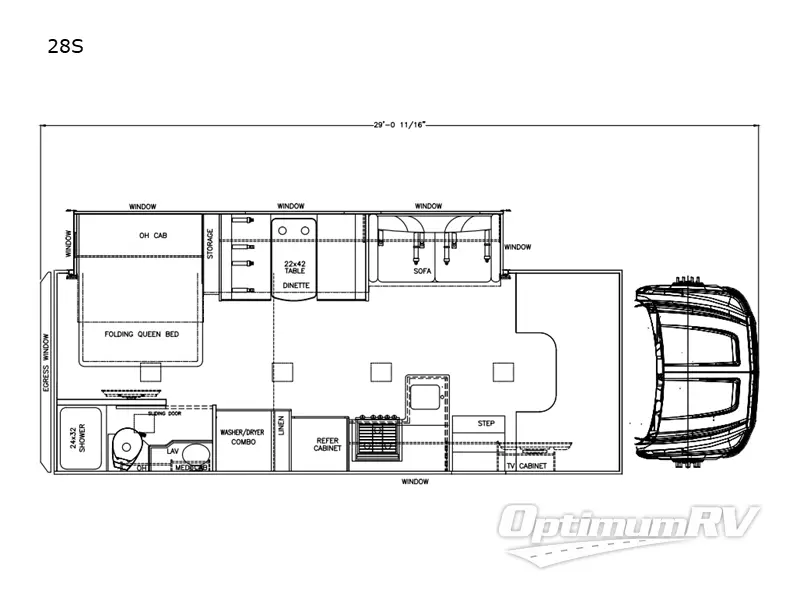 2023 NeXus VERRADO 28S RV Floorplan Photo