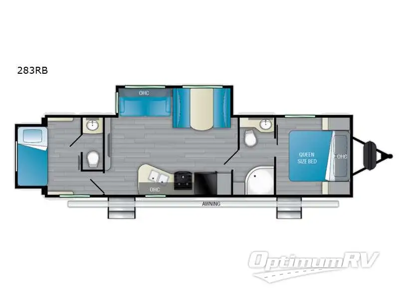 2021 Heartland Sundance Ultra Lite 283 RB Floorplan Photo