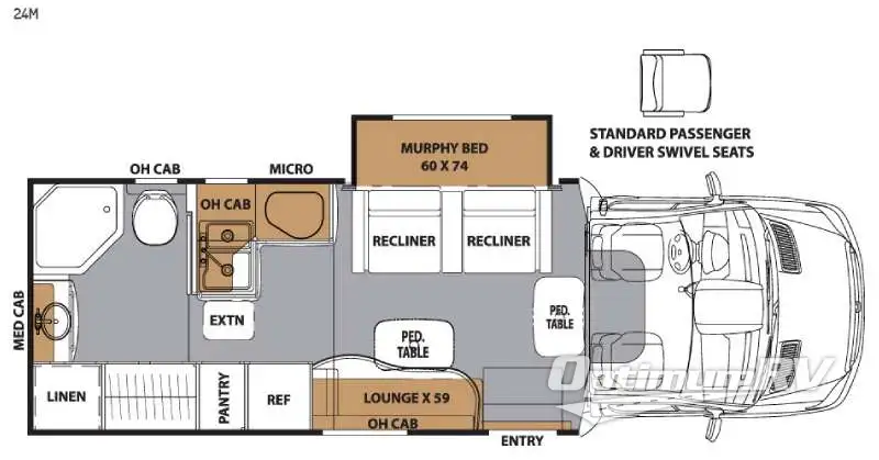 2017 Coachmen Prism 2200 LE Floorplan Photo