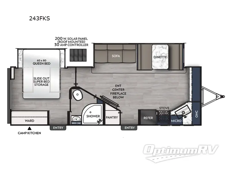 2024 Coachmen Apex Ultra-Lite 243FKS Floorplan Photo