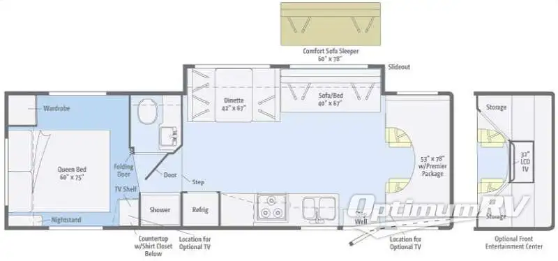 2011 Winnebago Access 31CP RV Floorplan Photo