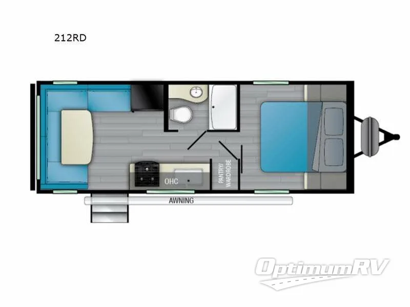 2022 Heartland Prowler 212RD Floorplan Photo