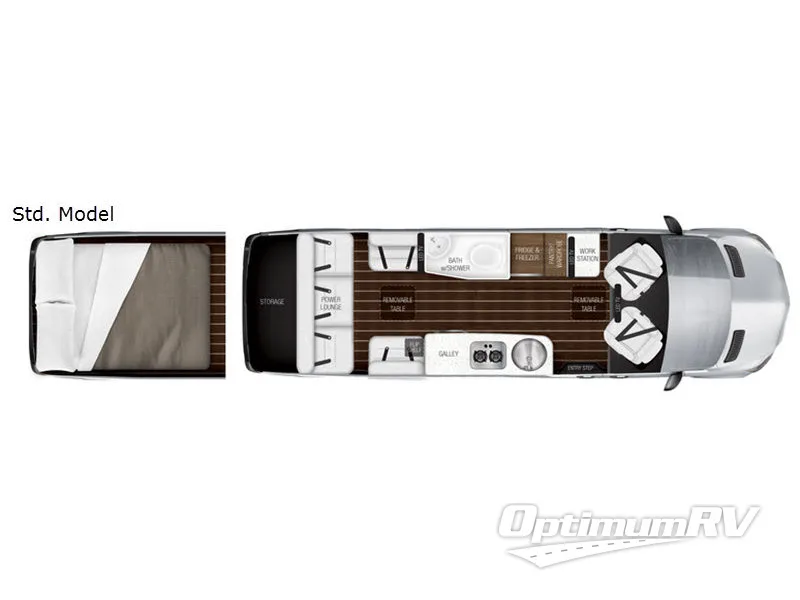 2019 Airstream Interstate Grand Tour EXT Std. Model Floorplan Photo