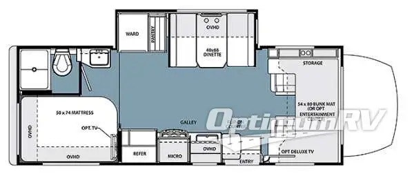 2014 Forest River Solera 24S RV Floorplan Photo