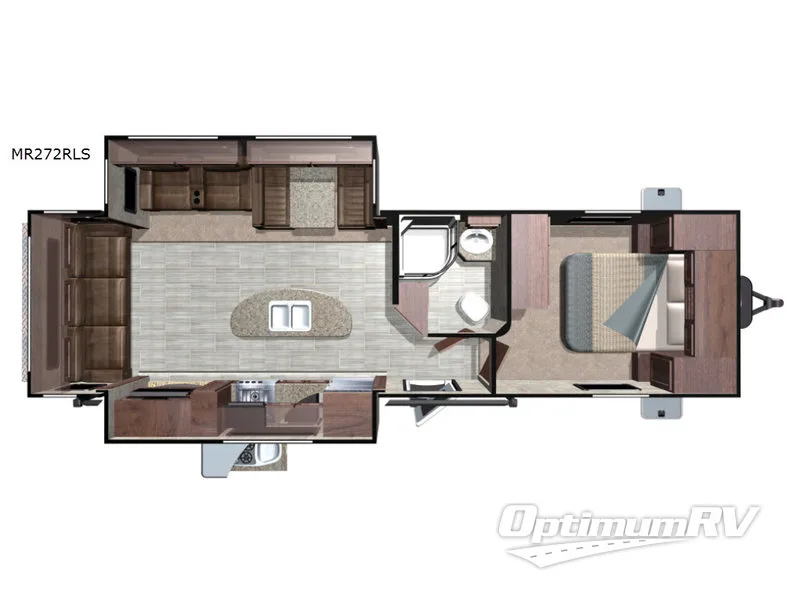 2018 Highland Ridge Mesa Ridge 272RLS RV Floorplan Photo