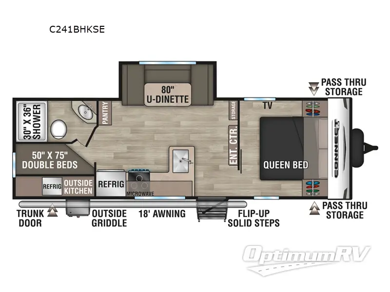 2025 KZ Connect SE C241BHKSE Floorplan Photo