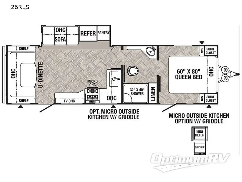 2023 Palomino Puma 26RLS Floorplan Photo