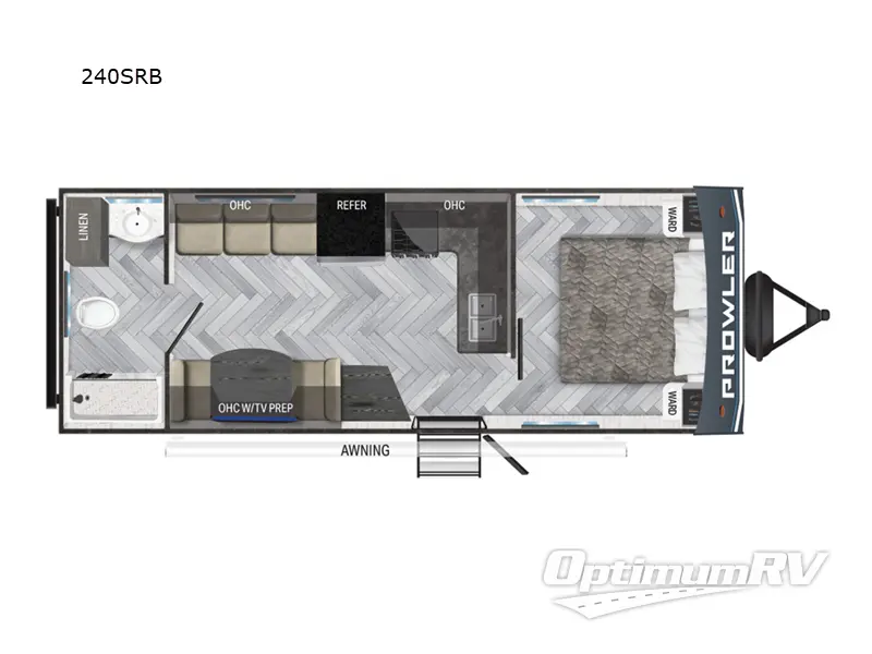 2024 Heartland Prowler 240SRB RV Floorplan Photo