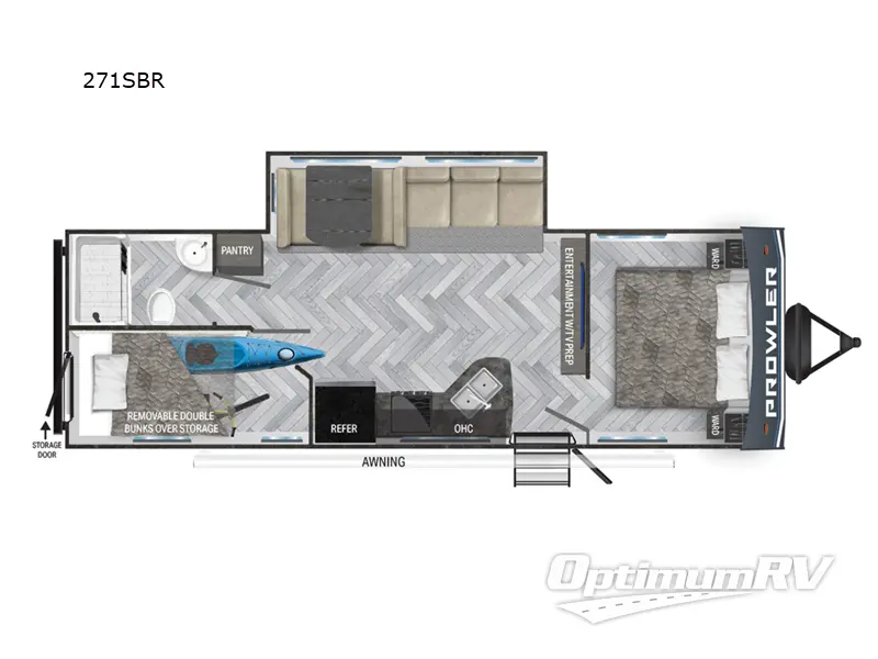 2024 Heartland Prowler 271SBR RV Floorplan Photo