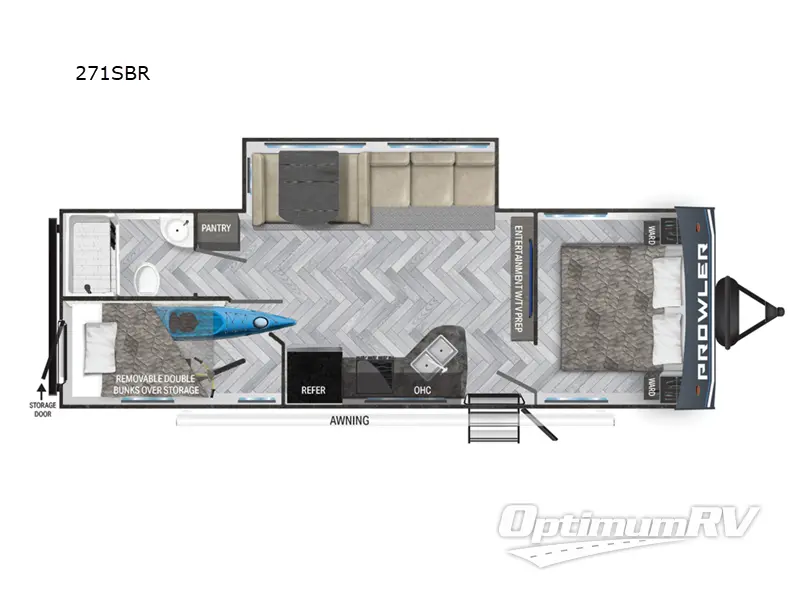 2024 Heartland Prowler 271SBR Floorplan Photo
