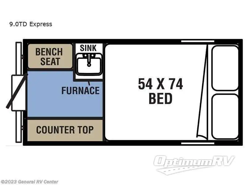 2022 Coachmen Clipper 9.0 RV Floorplan Photo