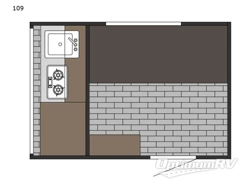 2023 Sunset Park SunRay 109 Floorplan Photo