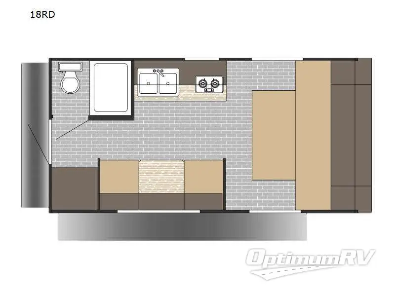 2023 Sunset Park Sun Lite 18RD Floorplan Photo