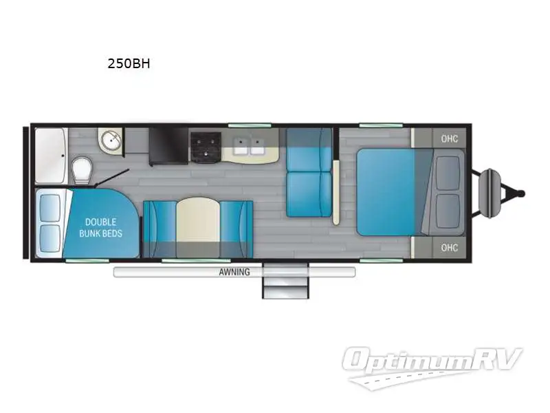 2022 Heartland Prowler 250BH Floorplan Photo