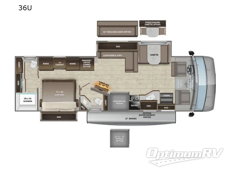 2022 Entegra Emblem 36U Floorplan Photo