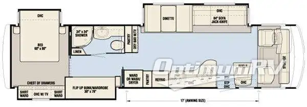 2011 Newmar Canyon Star 3810 Floorplan Photo