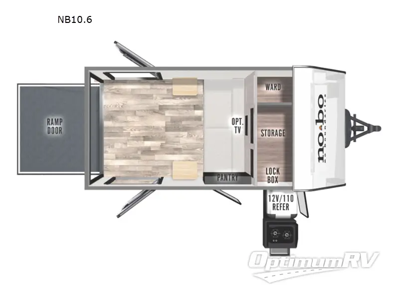 2023 Forest River No Boundaries NB10.6 Floorplan Photo