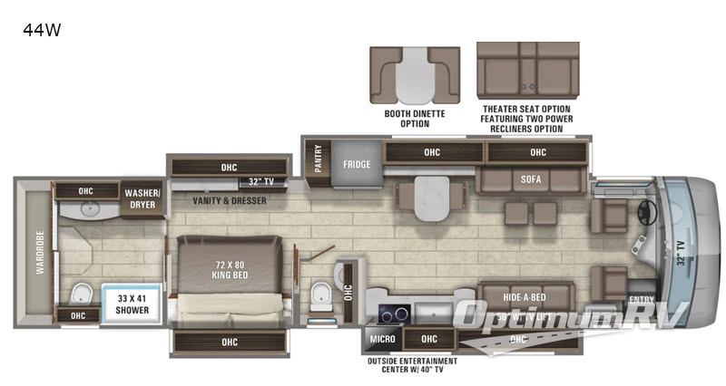 2021 Entegra Anthem 44W Floorplan Photo