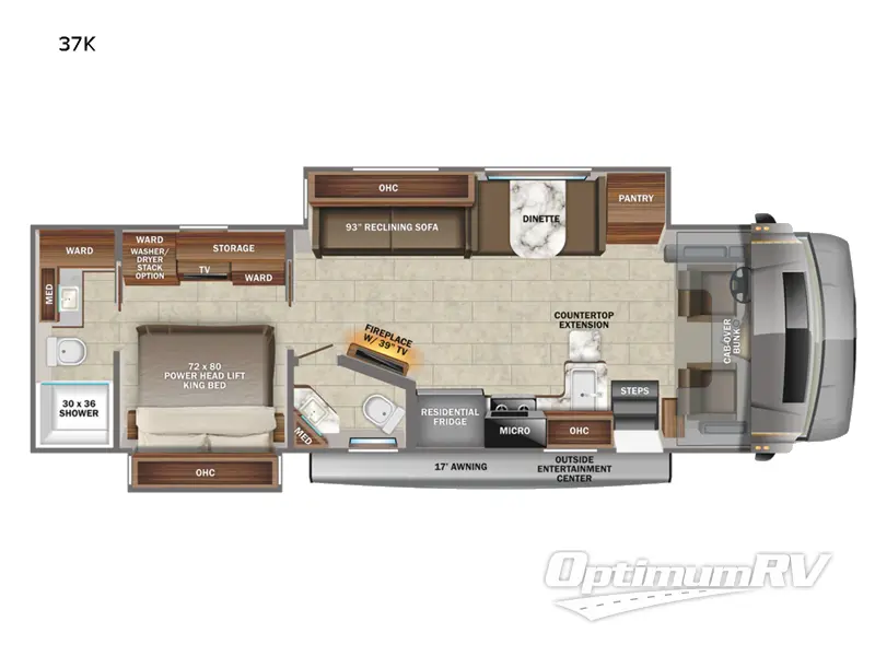 2022 Jayco Seneca 37K Floorplan Photo