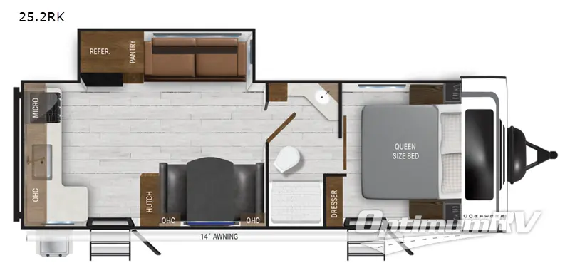 2025 Heartland Corterra 25.2RK Floorplan Photo