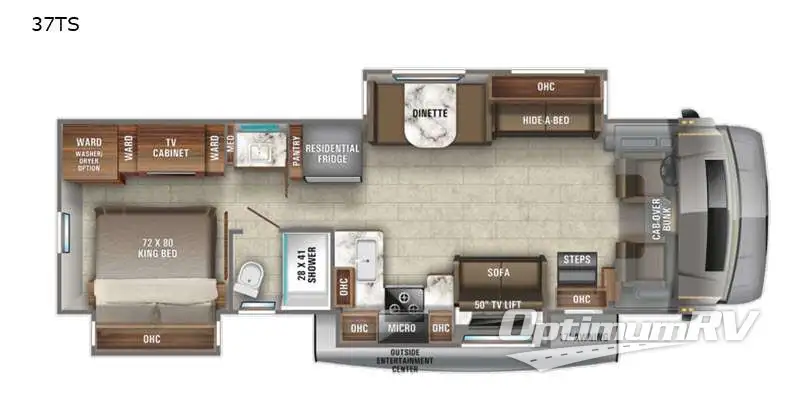 2021 Jayco Seneca 37TS Floorplan Photo