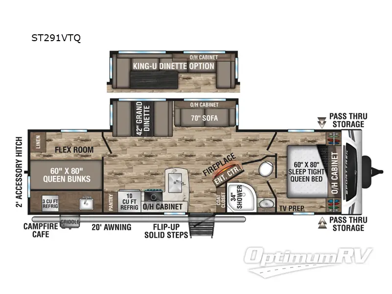 2024 Venture SportTrek ST291VTQ Floorplan Photo