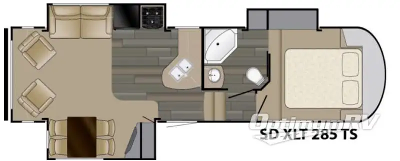 2016 Heartland Sundance XLT 285TS Floorplan Photo