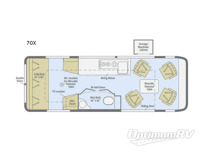 2017 Winnebago Era 70X Floorplan Photo