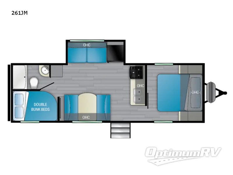 2022 Heartland Trail Runner 261JM Floorplan Photo