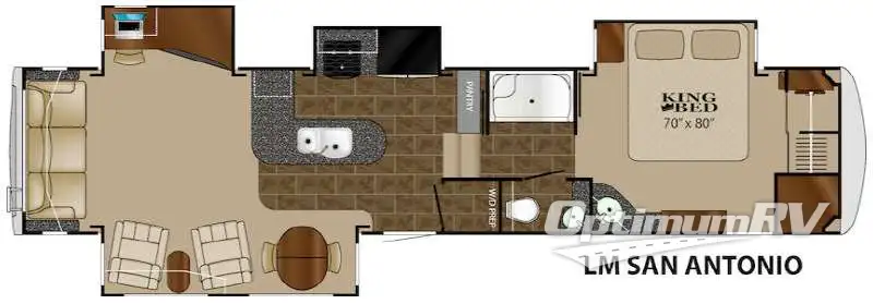 2014 Heartland Landmark SAN ANTONIO RV Floorplan Photo