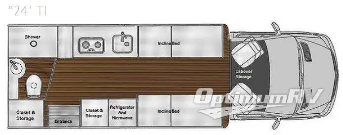 2017 Born Free Reign 24TI Floorplan Photo