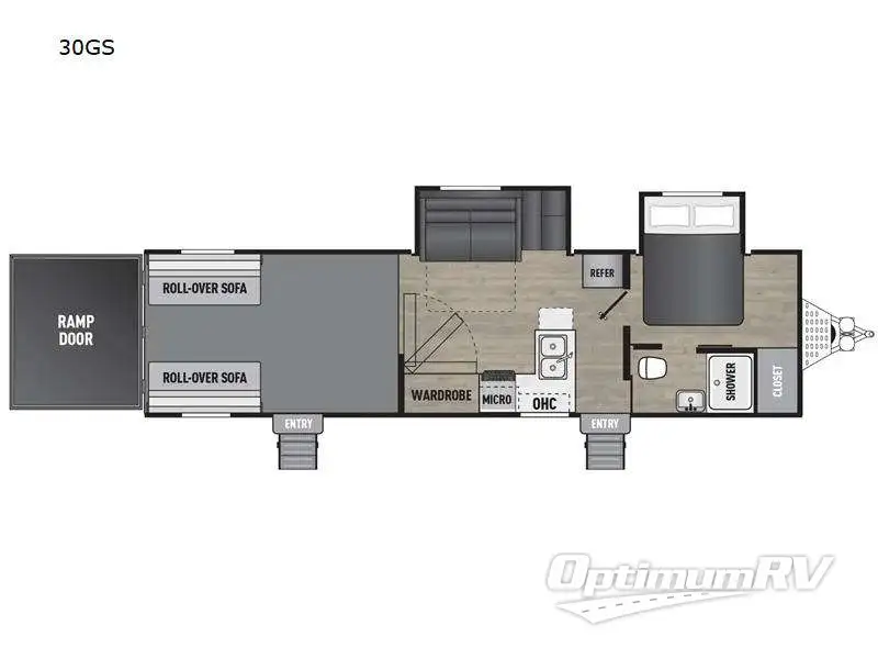 2024 Coachmen Adrenaline 30GS Floorplan Photo