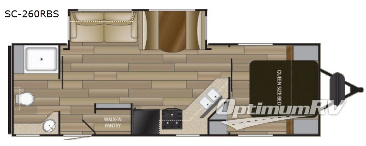 2018 Cruiser Shadow Cruiser 260RBS Floorplan Photo