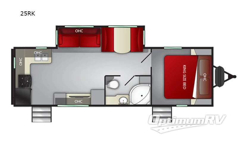 2019 Cruiser Radiance Ultra Lite 25RK RV Floorplan Photo
