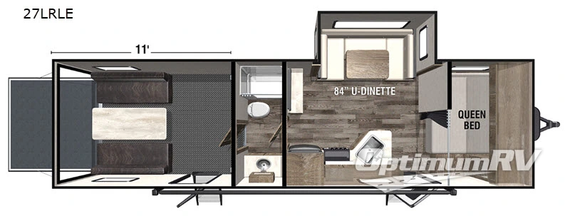 2020 Forest River XLR Boost 27LRLE Floorplan Photo