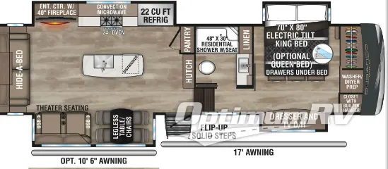 2024 KZ Durango Gold G310RLQ RV Floorplan Photo