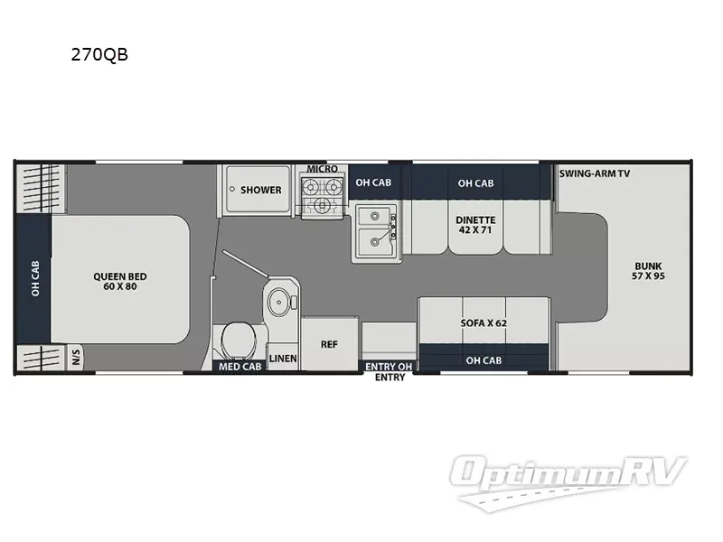 2023 Coachmen Leprechaun 270QB Ford 450 Floorplan Photo