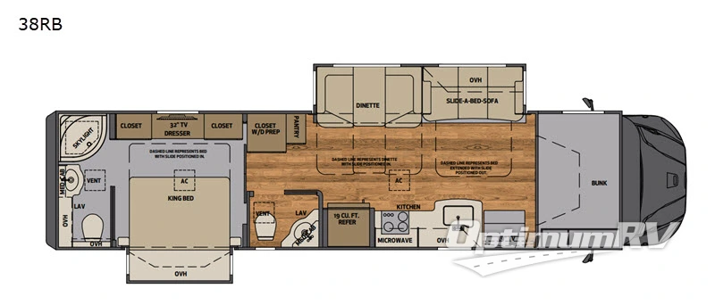 2020 Renegade Valencia 38RB Floorplan Photo