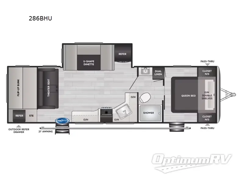2023 Keystone Springdale 286BHU RV Floorplan Photo