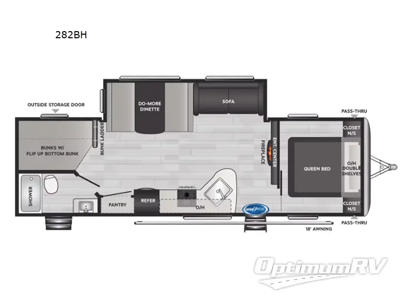 2023 Keystone Springdale 282BH Floorplan Photo