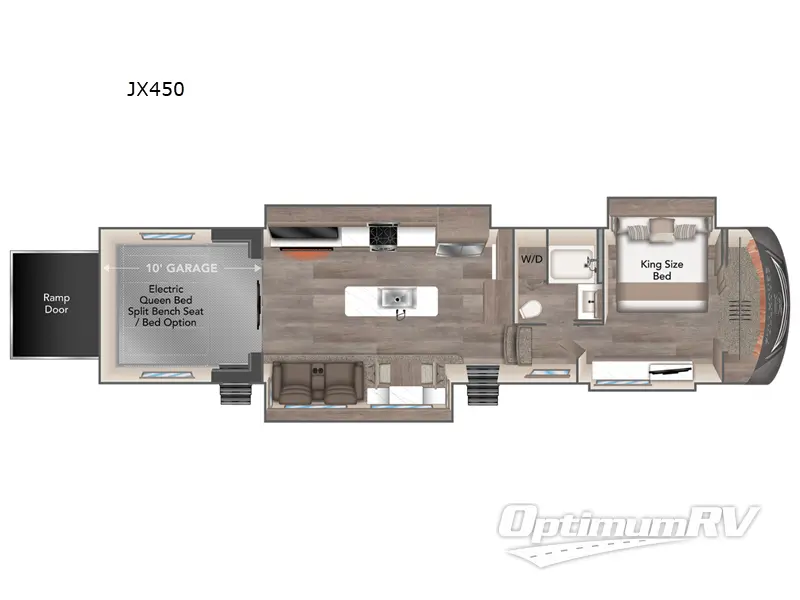2024 DRV Luxury Suites FullHouse JX450 Floorplan Photo