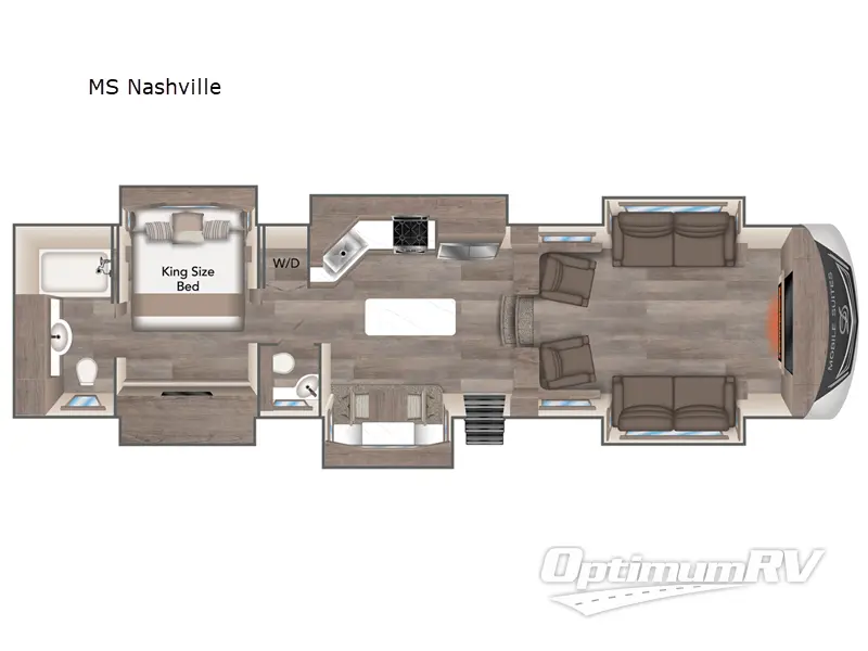 2024 DRV Luxury Suites Mobile Suites MS Nashville Floorplan Photo