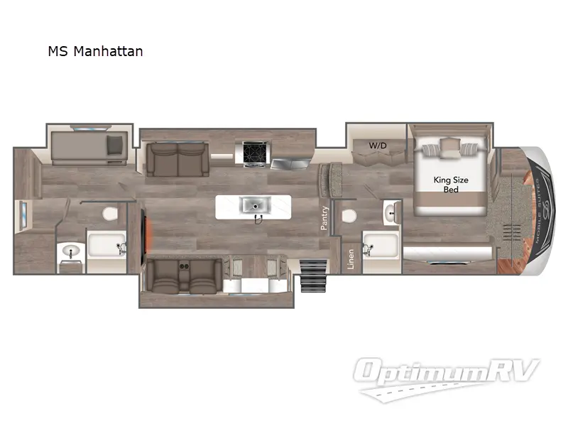 2024 DRV Luxury Suites Mobile Suites MS Manhattan Floorplan Photo