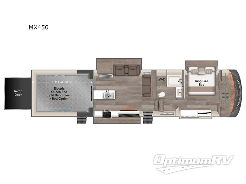 2024 DRV Luxury Suites FullHouse MX450 Floorplan Photo