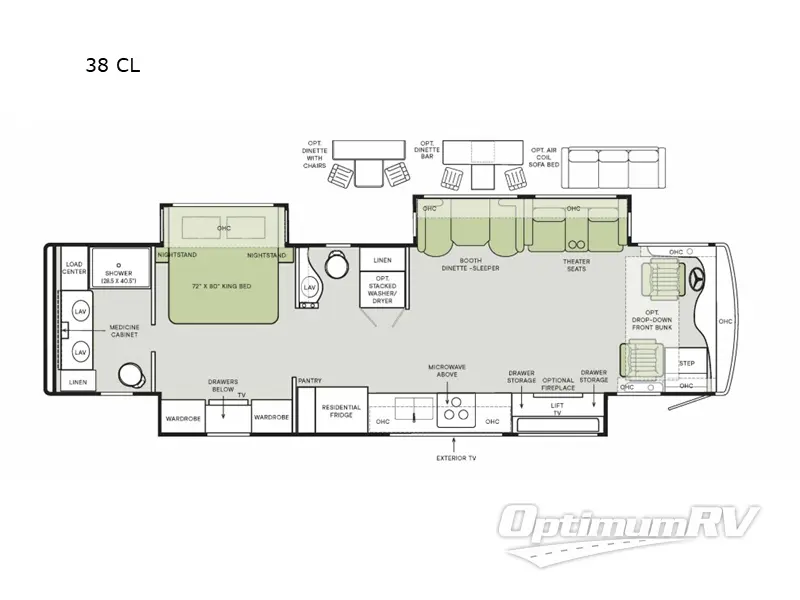 2024 Tiffin Byway 38CL Floorplan Photo