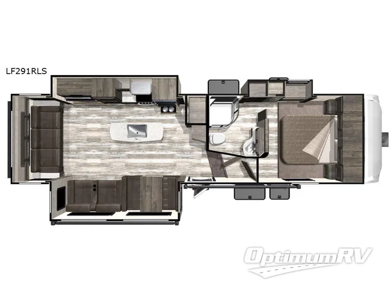 2019 Open Range Light 29IRLS Floorplan Photo