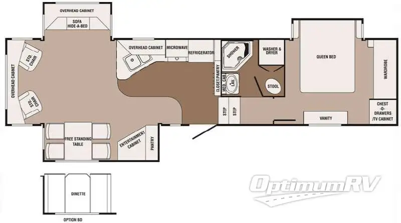 2011 SunnyBrook Bristol Bay 3455CK RV Floorplan Photo