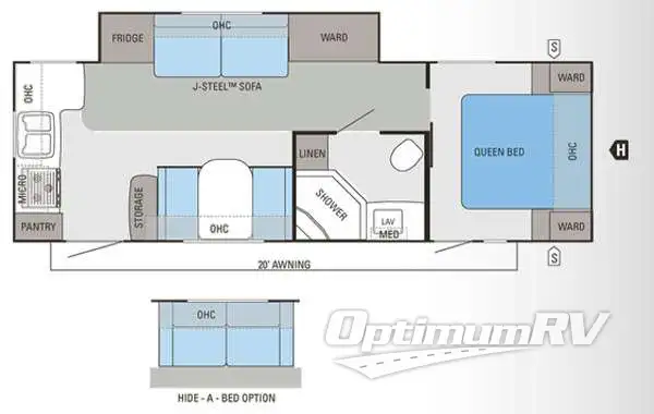 2012 Jayco Eagle Super Lite 266RKS Floorplan Photo